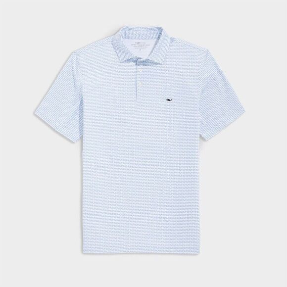 NWT Man's Shirts & Tops Vineyard Vines Printed Bonefish‎ Sankaty Polo $110
